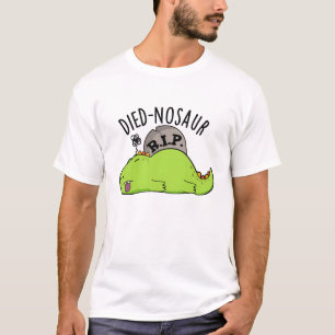 T-shirt Died-nosaur Blagues de dinosaures drôles 