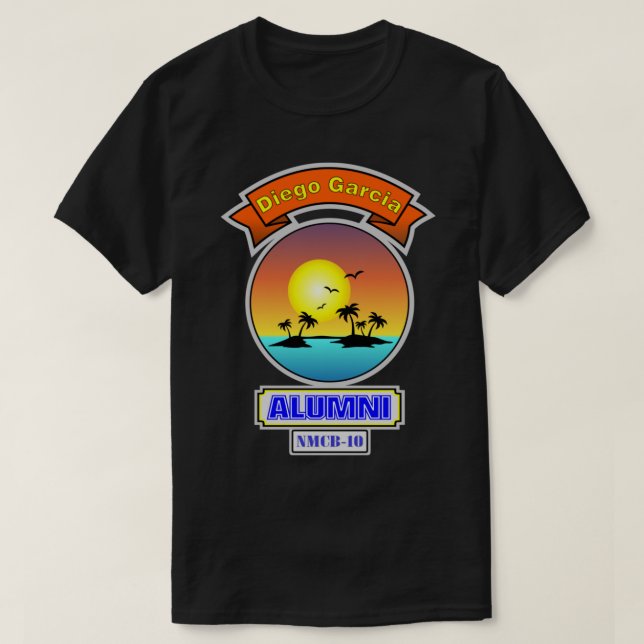 T-shirt Diego Garcia Alumni NMBC-10 (Design devant)
