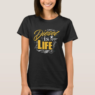T-shirt Diesel c'est la vie Turbo Diesels Camions Roll Coa