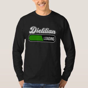T-shirt Diététiste Chargement nutritionniste Diététique Di