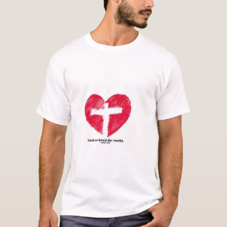 T-shirt Dieu a ainsi aimé le monde
