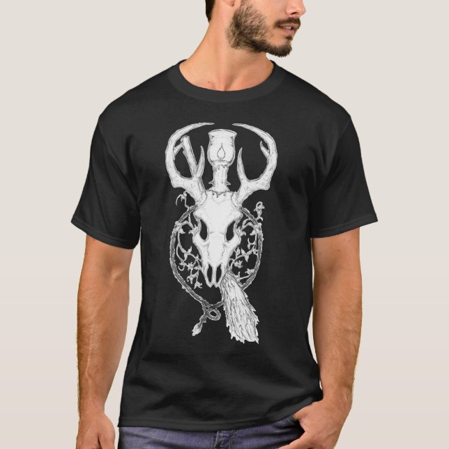 T-shirt Dieu à cornes (Devant)