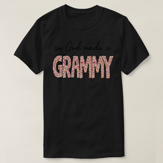 T-shirt Dieu A Fait Un Grammy (Design devant)