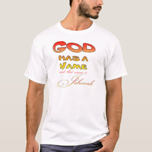 T-shirt Dieu a un nom Jéhovah