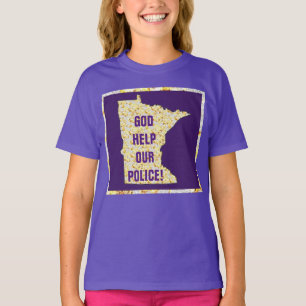 T-SHIRT DIEU AIDEZ NOTRE POLICE !