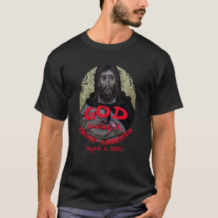 T-shirt Dieu approuve les doigts de la dame arrêtés 2023 P