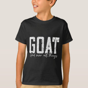 T-shirt Dieu au-dessus de toutes choses Jésus Chèvre Cool