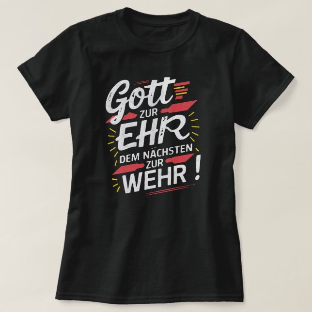 T-shirt Dieu au service de l'autre (Design devant)