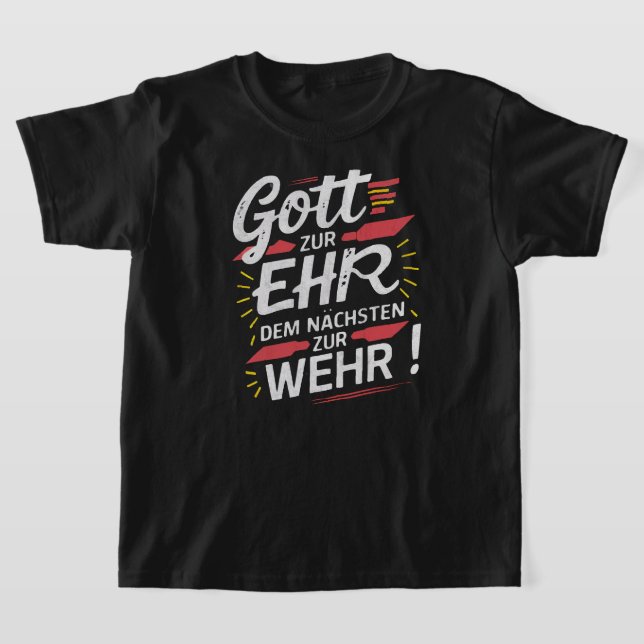 T-shirt Dieu au service de l'autre (Poser)