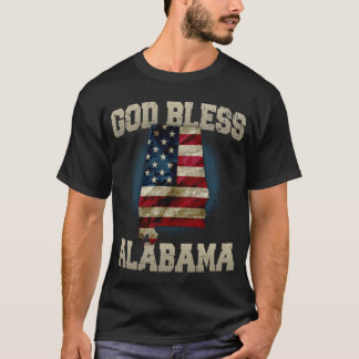 T-shirt Dieu Béni Alabama Fière Forte Conception géniale C