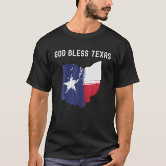 T-shirt Dieu béni Texas Ohio