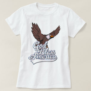 T-shirt Dieu bénisse l'Amérique