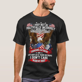 T-shirt Dieu bénisse l'Amérique politiquement incorrecte