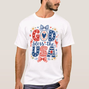 T-shirt Dieu bénisse les États-Unis