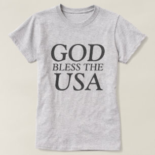 T-shirt Dieu bénisse les USA II