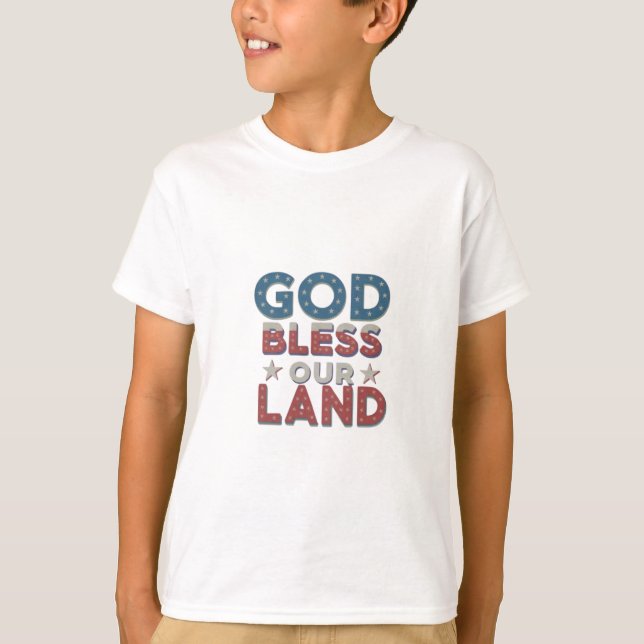 T-shirt Dieu bénisse notre terre (Devant)