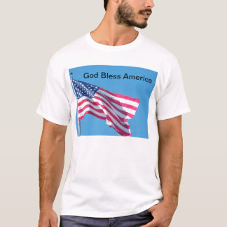 T-shirt Dieu bénissent l'Amérique