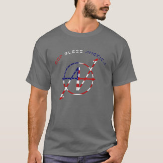 T-shirt Dieu bénissent l'Amérique T