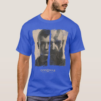 T-shirt Dieu de la guerre Ragnarok sépare Kratos et Atreus