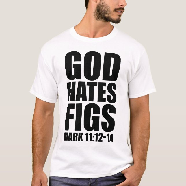 T-shirt Dieu déteste le 11h12 de figues - 14 (Devant)