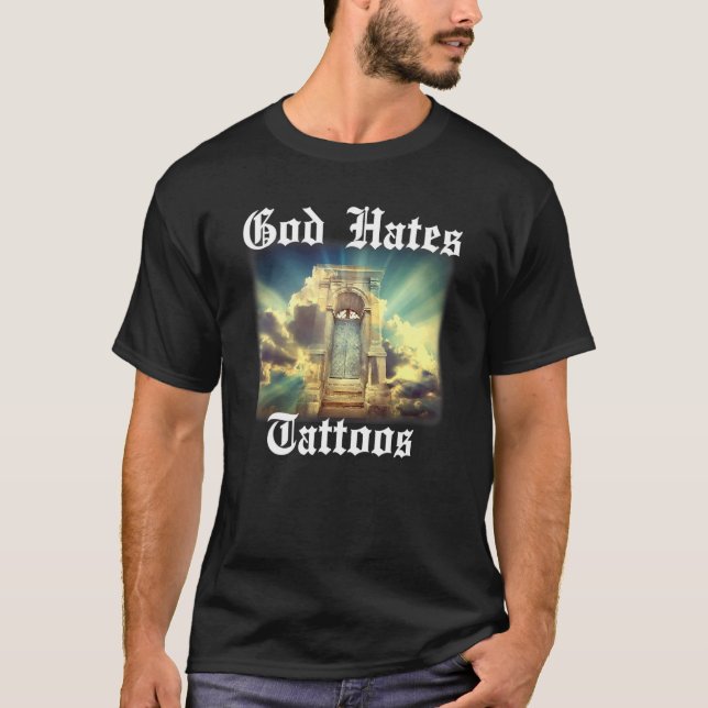 T-shirt Dieu déteste les tatouages Religion chrétienne Rel (Devant)