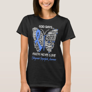 T-shirt Dieu Dit Foi Espoir Amour Ostéogenèse Imparfaite A