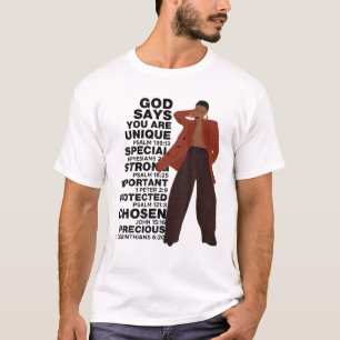 T-shirt Dieu dit Melanin Girl International Women Day Girl