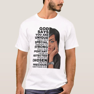 T-shirt Dieu dit Michelle Obama Femmes Histoire Mois Amour