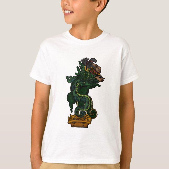 T-shirt Dieu du Serpent Maya (Devant)
