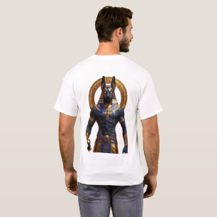 T-shirt Dieu égyptien Anubis – Figure complète musclée ten