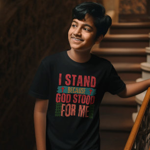 T-shirt Dieu est avec moi: Foi Religieuse Écriture Dieu