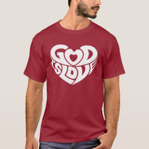T-shirt Dieu est chrétien de cool d'écriture sainte de