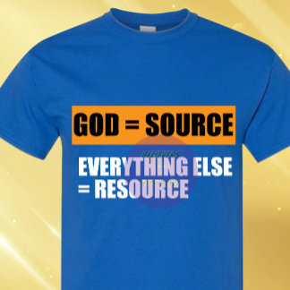 T-shirt Dieu est la source - chrétien