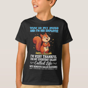 T-shirt Dieu est le patron et l'employé reconnaissant pour