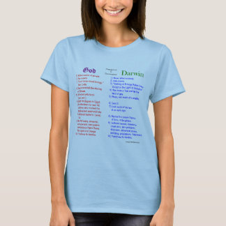 T-shirt Dieu et Darwin