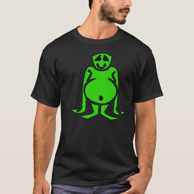 T-shirt Dieu étranger de singe d'araignée (Devant)