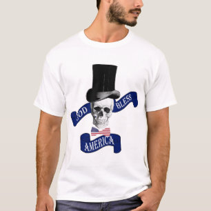 T-shirt Dieu gothique drôle bénissent le tatouage de cr