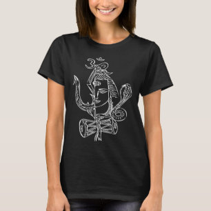 T-shirt Dieu hindou Lord Shiva spirituel Yogi Inspirant