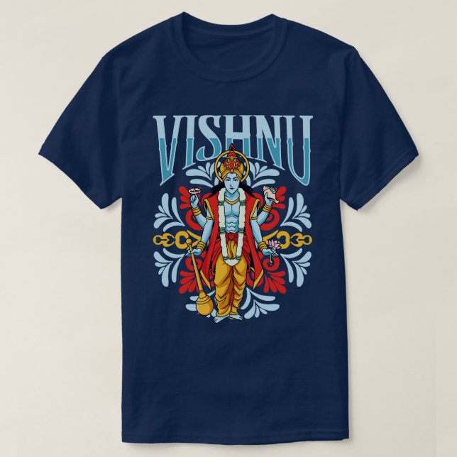 T-shirt Dieu hindou Vishnu (Design devant)