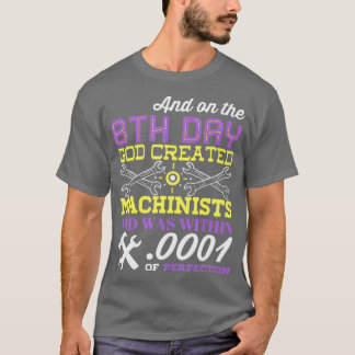 T-shirt Dieu MACHINISTE Créé Machinistes