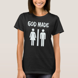 T-shirt Dieu Made Hommes Femmes Drôle Chrétienne