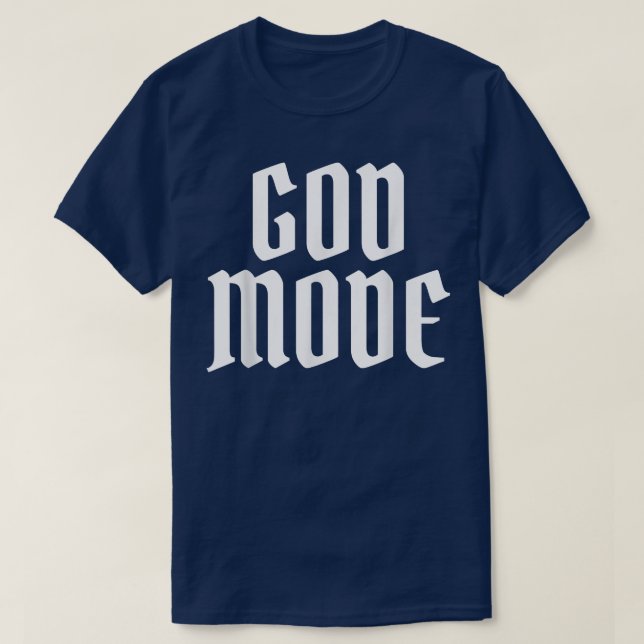 T-shirt Dieu mode jeu (Design devant)