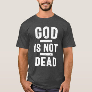 T-shirt Dieu n'est pas mort Christian