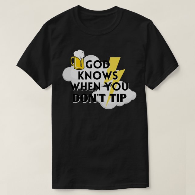 T-shirt Dieu Sait Quand Vous N'Avez Pas Conseil Drôle Bart (Design devant)