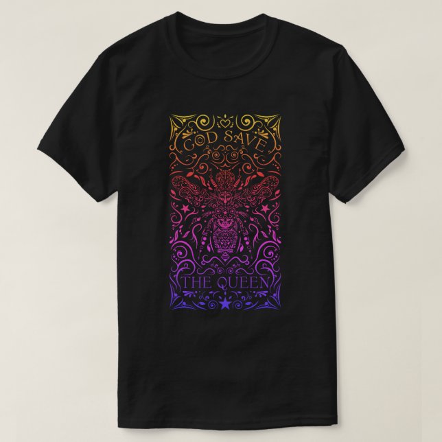 T-shirt dieu sauve la reine abeille (Design devant)