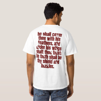 T-shirt Dieu vous donne des ailes (psaumes 91 : 4)