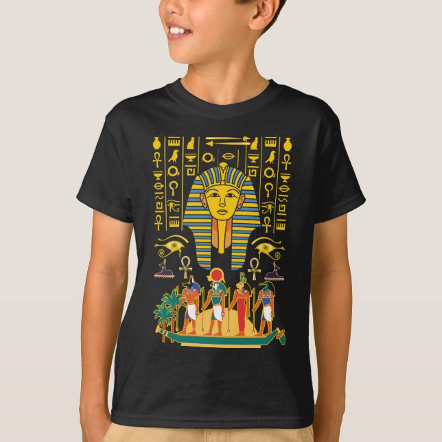 T-shirt Dieux égyptiens Égypte Pharaon divinités Anubis Ho (Devant)