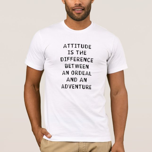 T-shirt Différence d'attitude (Devant)
