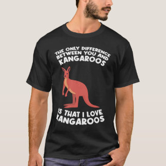T-shirt différence entre vous et les chats est que j'aime