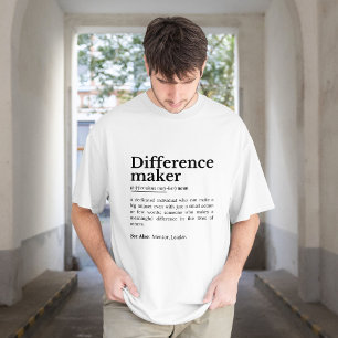 T-shirt Différenciateur - Citation Inspirationnelle